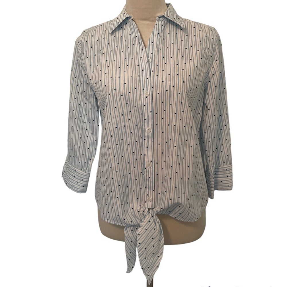 Chico’s Stars & Stripes Blouse